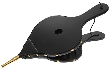 Healifty Manual Blower Fireplace Bellows Manual Air Blower for Barbecue Use Fire Fireplace Accessories Outdoor Fan for Woodburner