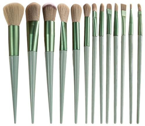 Juego de brochas - Kit de maquillaje profesional | 13 x Brush Cosméticos De Cerda Suave | Herramientas De Belleza De Moda | Face Eye Cheek Makeup Herramienta Para El Contorno De Mezcla Impecable