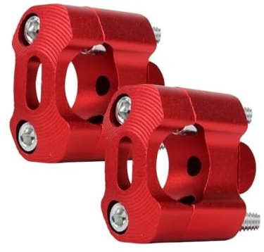 NFJIDG Motorcycle risers Motorcycle Handlebar Clamp For 7/8 Motorbike 1 Pair 22mm 28mm Handlebar Risers Adapter Motorcycle Bar Clamps Handlebar