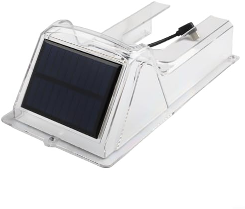 Housse de pluie solaire transparente avec chargement solaire pour sonnette sans fil, protection contre la pluie, la neige et les éléments extérieurs