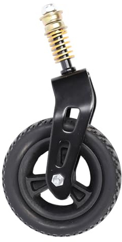 Roue avant de fauteuil roulant, ressort amortisseur, moyeu en PU à 360 degrés, roulette avant, roue de remplacement à roulement lisse, pour personnes âgées handicapées, marcheurs,