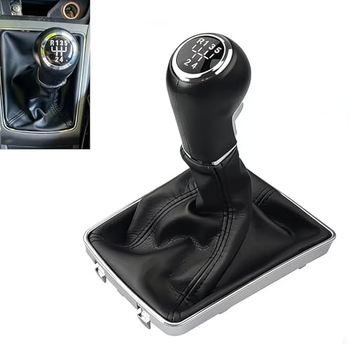 OFIXEM Manija de Caja de Cambios Compatible con AUXHALL OPEL Astra III H 1.6 2004 2005 2006 2007 2008 2009 2010 (Pomo de Cambio de Marchas R5)