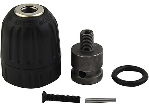 Portabrocas sin llave 3/8-24UNF 0,8-10 mm for taladro de impacto - Adaptador de cambio rápido con adaptador de vaso
