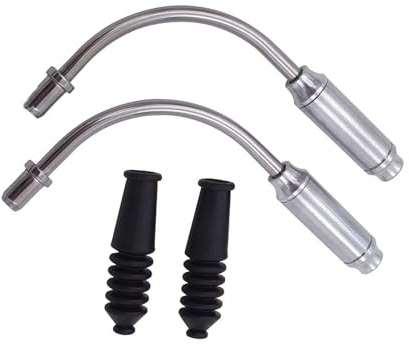 Snorvixre Tubo flessibile leggero in lega di alluminio per bici da corsa, passacavo e cavo flessibile per bicicletta liscio