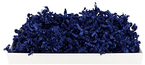 SizzlePak 958, Navy blue, blaues Füllmaterial und Polsterpapier zum Füllen, Polstern, Ausstopfen, Dekorieren von Geschenk-Verpackungen, Deko - 1 kg | Zum Füllen, Polstern, Ausstopfen, Dekorieren von Geschenk-Verpackungen, Deko