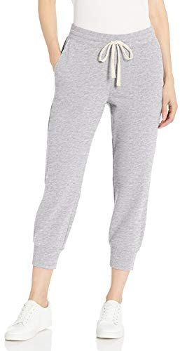Amazon Essentials kvinnors fleece capri joggingbyxor (finns i plusstorlek), ljusgrå ljung, X-Small
