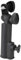 Keenso Umbrella Stand, Push Trolley Umbrella Holder Plastic Stand Pull Clamp Mount Cart Black clicgear