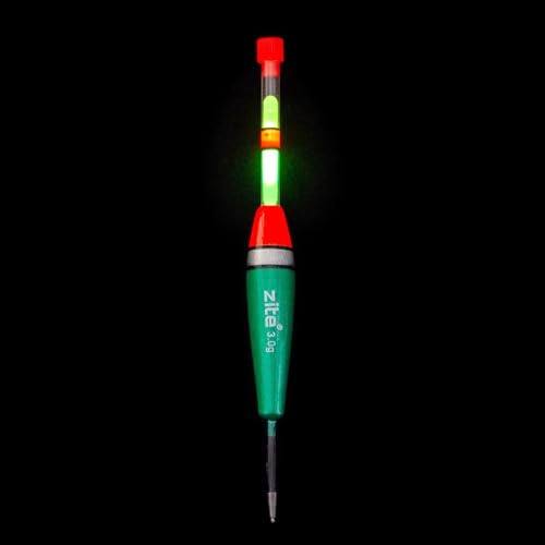 Zite Fishing Knicklicht-Posen Sortiment mit Posenrohr - 10 Angelposen | Nacht-Angeln - Aalposen Raubfischposen Friedfisch-Posen Allround Schwimmer Set