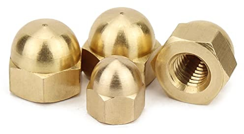 CONPHERON Tuercas de Sombrerete de Latón, Tuercas Ciegas Tuercas de Sombrerete Hexagonales M5, 20 pcs