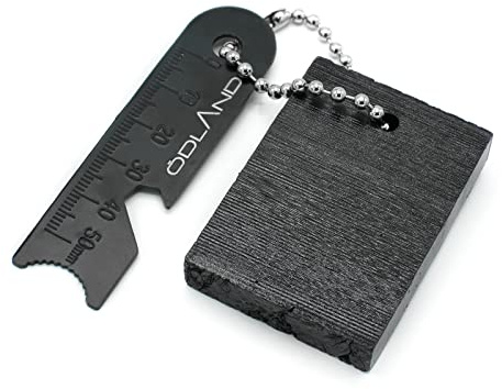 Ödland Feuerstahl in Block-Form, starker Funkenflug, zuverlässig, wetterbeständig, Ideal für Camping, Wandern & Survival-Trips (54 mm)