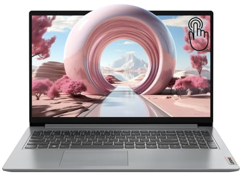 Lenovo IdeaPad 1 - Computer portatile FHD da 15,6, touchscreen FHD da 15,6, Intel Core i3-1215U (prestazioni migliori rispetto a Ryzen 3 7320U), 16 GB di RAM, SSD da 1 TB, lettore di schede SD, HDMI