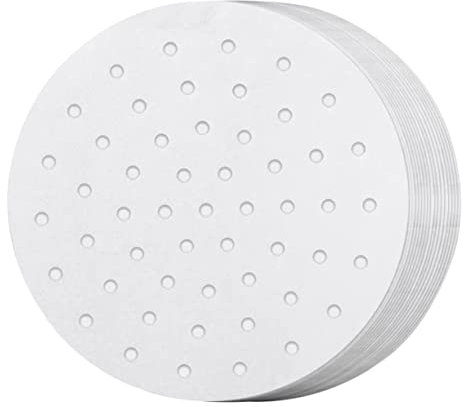HONMEET 200stücke Backpapier Für Heißluftfritteuse Antihaft-pergamentpapier Weiß Air Fryer Pad Papier Back Und Kochpapier Küchenbedarf
