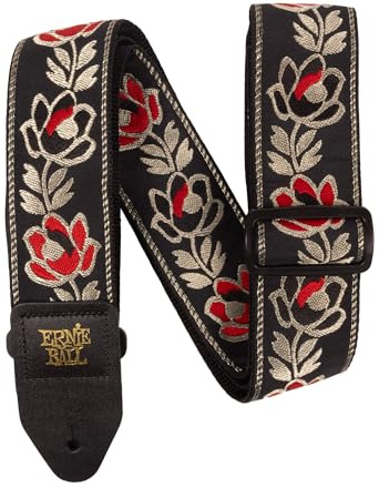 Ernie Ball Classic Jacquard Guitar Strap/Bass Strap - Noble Rose