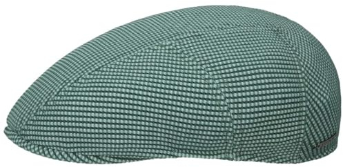 Stetson Waffle Pique Flatcap UV-Schutz Made in EU Herren Sommer grün XXL (62-63 cm)