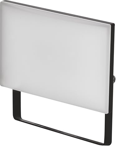 EMOS - LED-Strahler Tambo - ultradünnes Aluminium Flutlicht - wasserdicht - neutralweiß (4000 K) - 2000 lm - 20 W - Lebensdauer 25 000 Std. - Abstrahlwinkel 120° - für Außenbereich - schwarz