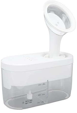 Dilwe Ear Irrigation Water Cleaner, 4 Modes, Rechargeable Ear Wax Removal, Easy Operation, TPE Cap for Effective Cleaning (White Set)