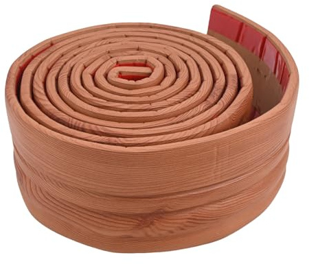 Rollo de espuma decorativo para zócalos de 3 metros, adhesivo de pared autoadhesivo para protección de zócalos, tira de borde impermeable anticolisión, apto para bricolaje, para decoración del hogar