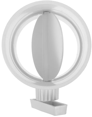 Artibetter Manual Airflow Control Valve 110mm Round Duct Damper with Shut-Off Function for HVAC Ventilation and Dryer Vent Backflow Prevention