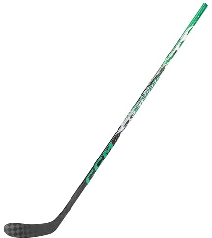 CCM JetSpeed FTW Pro 26 - Mazza da hockey su ghiaccio intermedia da donna (147 cm, Flex 60, curvatura P28+, sinistra)