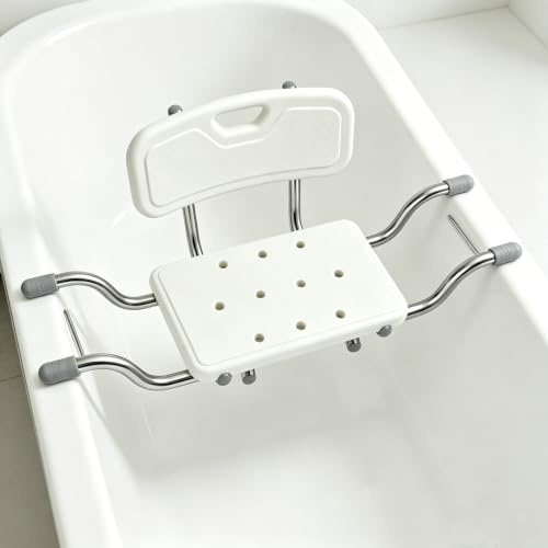 Normodic Siège de Baignoire avec Dossier pour Personnes Âgées (76-96 cm)