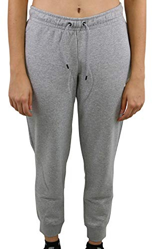 Nike Damen Sport Trousers W NSW ESSNTL Pant Tight FLC, dk Grey Heather/(White), XL, BV4099