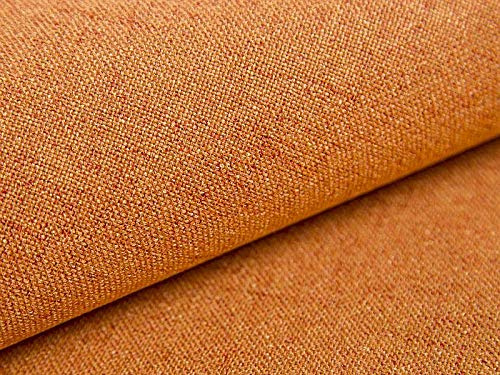Lederkonzept 5 Meter Polsterstoff Webstoff Bezugstoff Aura 07 Orange