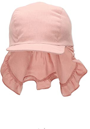 Sterntaler Mädchen Schirmmütze mit Nackenschutz Welle Sonnenhut