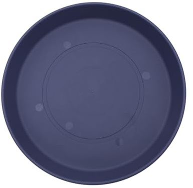 The HC Companies Platillo de plástico para Maceta, Azul crepúsculo, 8.5 Pulgadas