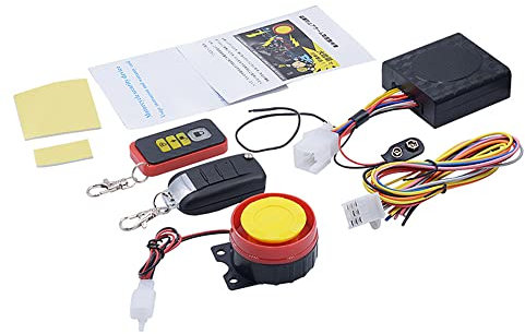 TOTMOX, sistema de alarma de seguridad inteligente inalámbrico Universal para motocicleta de 12V, sistema de alarma remota para motocicleta, Kit de dispositivo antirrobo
