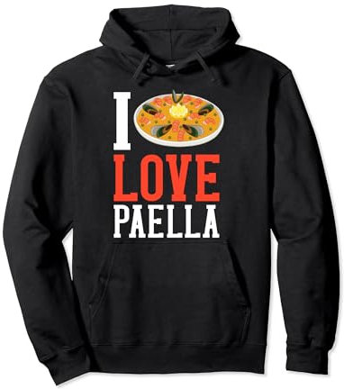 Paella Spain Valenciana Pan Spanish Food Pullover Hoodie