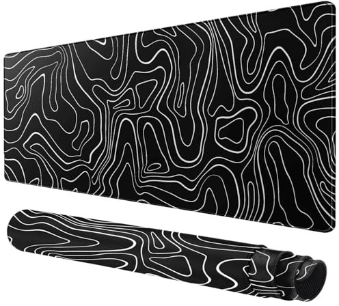 Rcege Large Mouse Pad for Desk - Gaming Mouse Pad with Non-Slip Base Stitched Edges, Desk Mat for Keyboard and Mouse