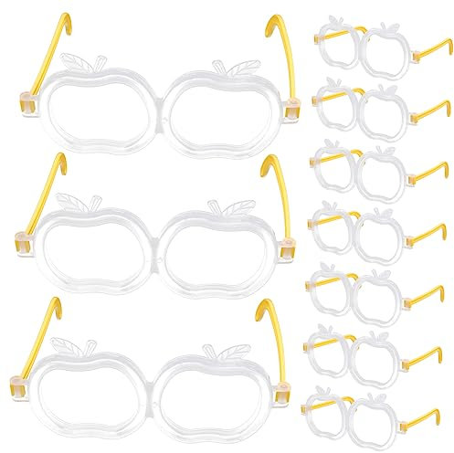 Abaodam Apfel Brille 20 Stk Leuchtende Gläser Für Weihnachten Brillen Für Die Weihnachtsfeier Lustige Party Blinkende Brille Kostümparty-brille Weihnachtsfotoautomat Brille