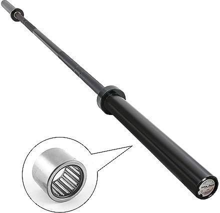wuuhoo® Olympische Langhantelstangen, 201-220cm, 50mm, bis 450 KG/1000 lbs, 15-20 KG, galvanisch beschichtet, gerändelter Griff Griff 30mm, 2,2m, 550lbs/250kg