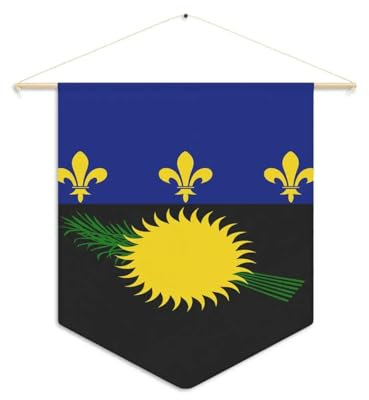 Fanion Drapeau de Guadeloupe en Polyester 30x45cm