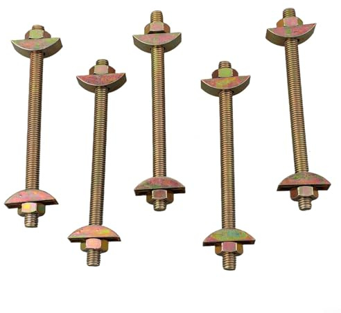 Sumsoctober 5 pernos de palanca delgados para encimera laminada compacta, anclajes de pared huecos resistentes para techo de paneles de yeso (8 x 120 mm)