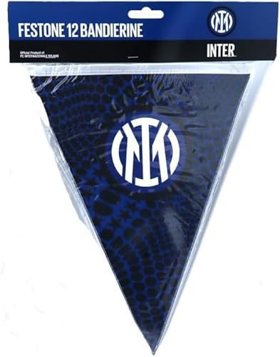 Tovaglioli in carta Inter 33x33cm confezione da 20 tovaglioli PRODOTTO UFFICIALE (BANDIERINE)