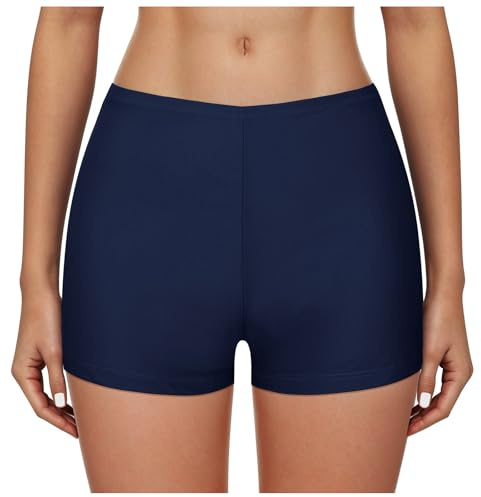 Short De Bain Femme Sport Shorty Bas Maillot Noir Grande Taille Tankini Piscine e Fille Shorts Blanc Ete Long Plage Maillots Rouge