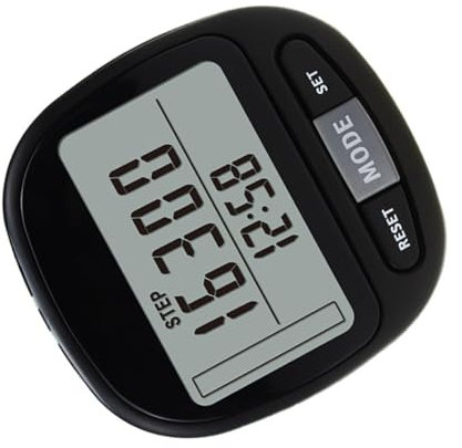 BESPORTBLE 1 Set Pedometer with Lanyard Accurate Climbing Step Counter for Seniors Adults Portable Clip Design User Friendly Interface Lightweight Compact for Hiking Daily Use