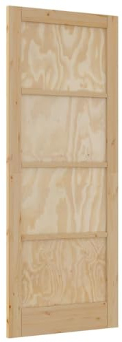 vidaXL Innentür ORKDAL Braun 83 x 211 cm Sperrholz, Stylische, rechteckige Haustür aus Sperrholz, glatt und minimalistisch für dein Zuhause