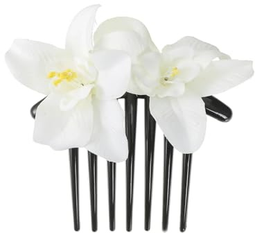 Rose Hair Clip 2 fermagli for capelli a forma di rosa in flanella doppia for donne e ragazze, fascia for a forcella, pettine a fiore(Color9)