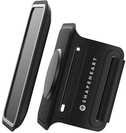 SHAPEHEART Innovazione francese, Fascia da braccio magnetica , Supporto cellulare Impermeabile con tasca magnetica