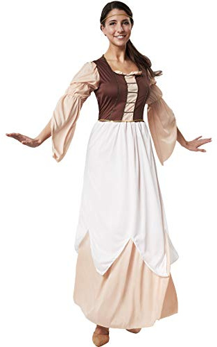 dressforfun 900549 - Damenkostüm schöne Müllerstochter, Mittelalterliches Kostüm in warmen Farben (S | Nr. 302523)