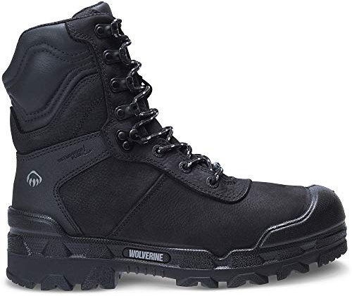 Wolverine Men's CarbonMax Toe EH PR WP 8 Inch Boot (9.5 M) Black