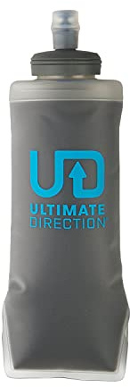 Ultimate Direction Body Bottle 450mL Insulated Collapsible Soft Flask Water Bottle for Hydration Vests, Running Packs or Handheld with High Flow Valve, BPA-Free, Trail & Race Ready