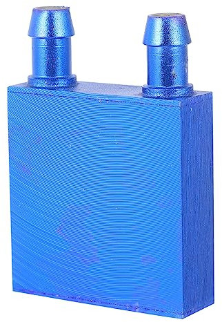Gatuida Aluminum Radiator Heat Exchanger for Water Cooling Computer Part Aluminum Water Cooling Block Replacement for Cpu Cooler