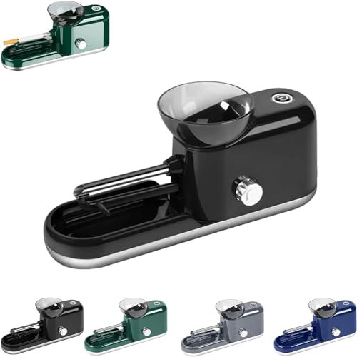 The Za Machine, Portable Herb Grinder 8mm Tube, Za Rolling Machine, The Za Roller, Electric Cigarette Rolling Machine, 2024 New TheZaMachine, Electric 6.5mm/8mm Za Rolling Machine (Black,8mm)