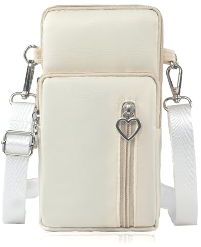 JANKS Small Crossbody Bags for Women Mini Cell Phone Purses with Crossbody Strap Phone Wallet Purses Shoulder Bag Nylon Arm Bag