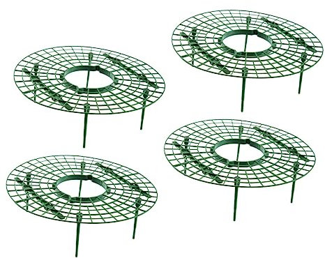 OFFSCH 4stücke Erdbeer-pflanzstützen Pflanzenstützen Für Balkon-Garten Rankhilfe Für Gesundes Pflanzenwachstum Design Für Stabilität