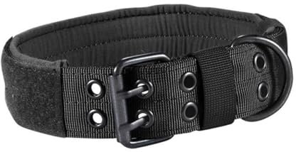 BESPORTBLE Verstellbares Nylon Hundehalsband Für Kleine Mittlere Und Große Hunde Mit Metallverschluss Taktisches Strapazierfähiges Größe L