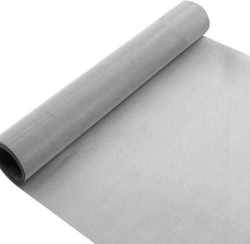 Rouleau de Grillage Fine Maille, Grille Inox, 30 x 200 cmGrillage Anti Rongeur en Métallique, 50 Mesh Grille Rigide en Acier Inoxydable 304 pour Grilles Aération Filtrant Jardin Cuisine Maison